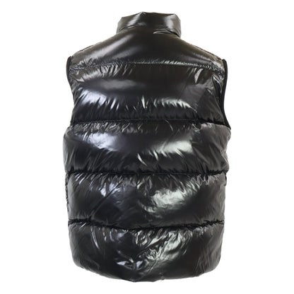 MONCLER 24AW SUMIDO Felt Patch Down Vest Black Size 5