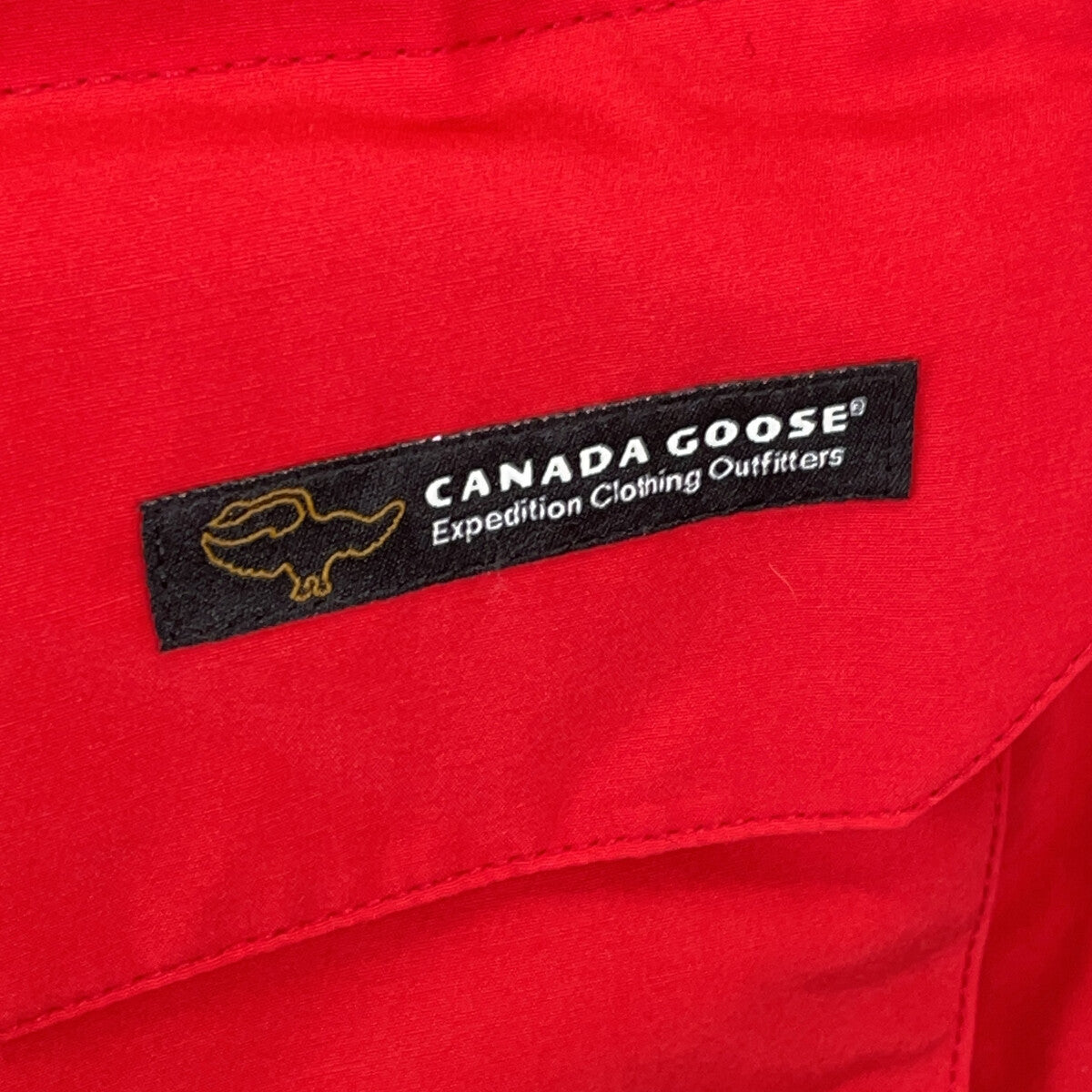 CANADA GOOSE Red EXPEDITION PARKA Down Jacket Size S/P