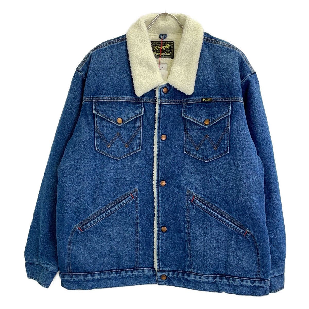 Wrangler Blue Denim Boa Jacket x 6(ROKU) Size M