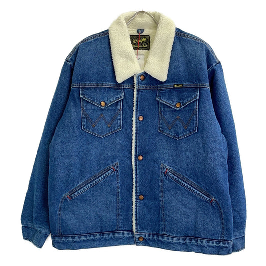 Wrangler Blue Denim Boa Jacket x 6(ROKU) Size M