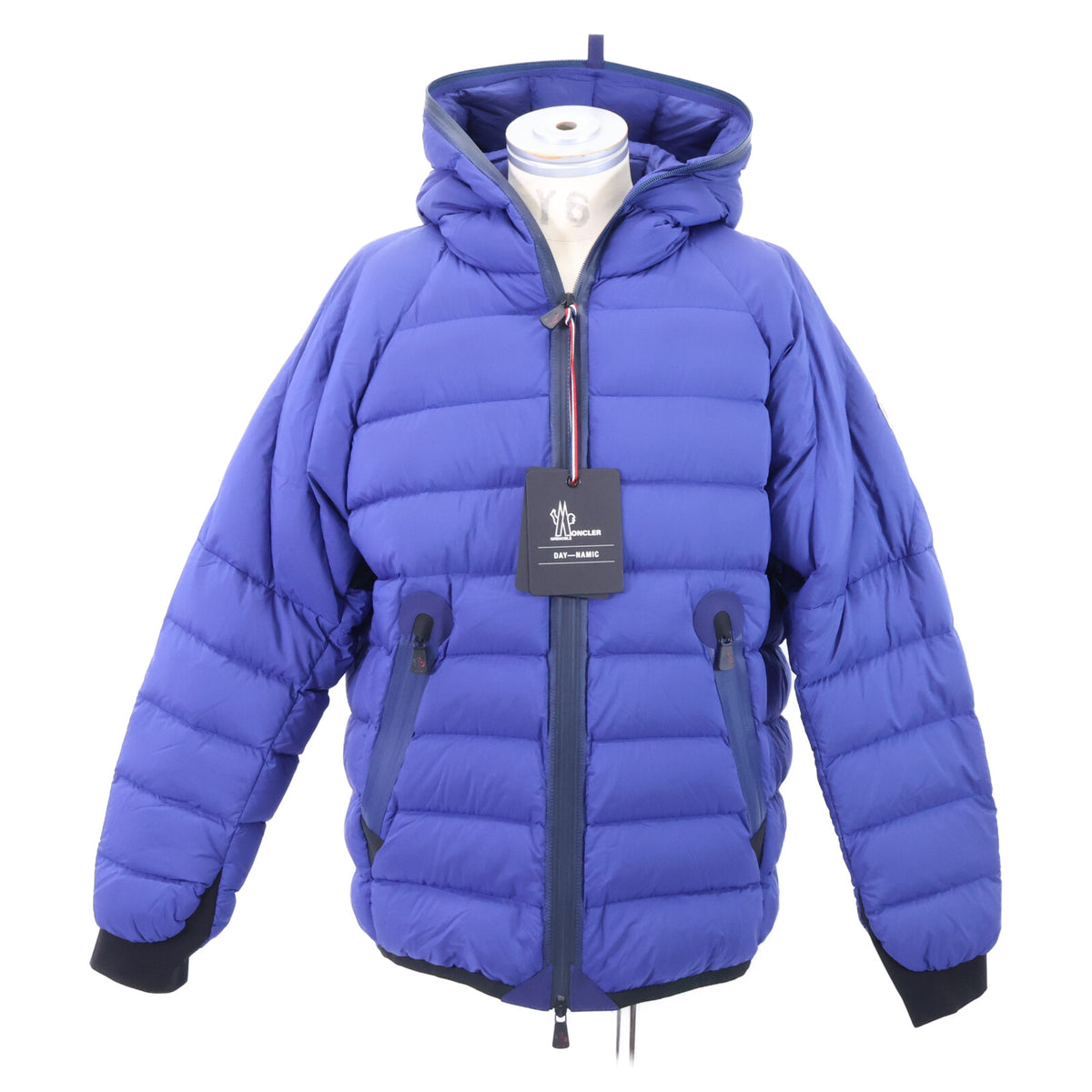 MONCLER GRENOBLE DAY-NAMIC BARNAVE Hooded Jacket Blue Size 4