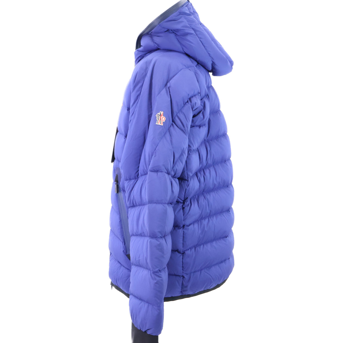 MONCLER GRENOBLE DAY-NAMIC BARNAVE Hooded Jacket Blue Size 4