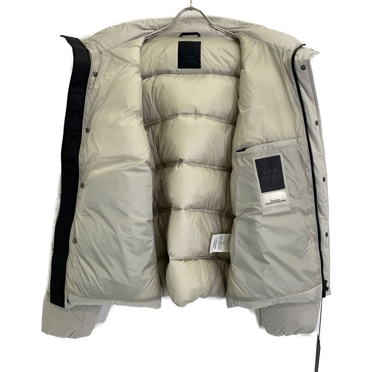 TATRAS 23AW Losan Stand Collar Down Jacket Gray Size 03