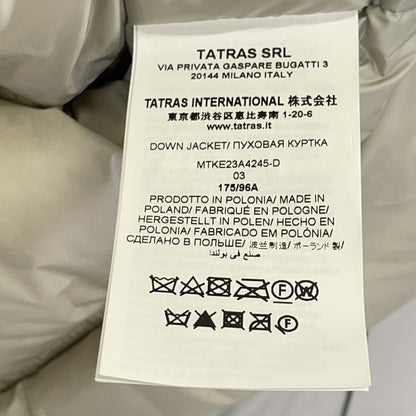 TATRAS 23AW Losan Stand Collar Down Jacket Gray Size 03