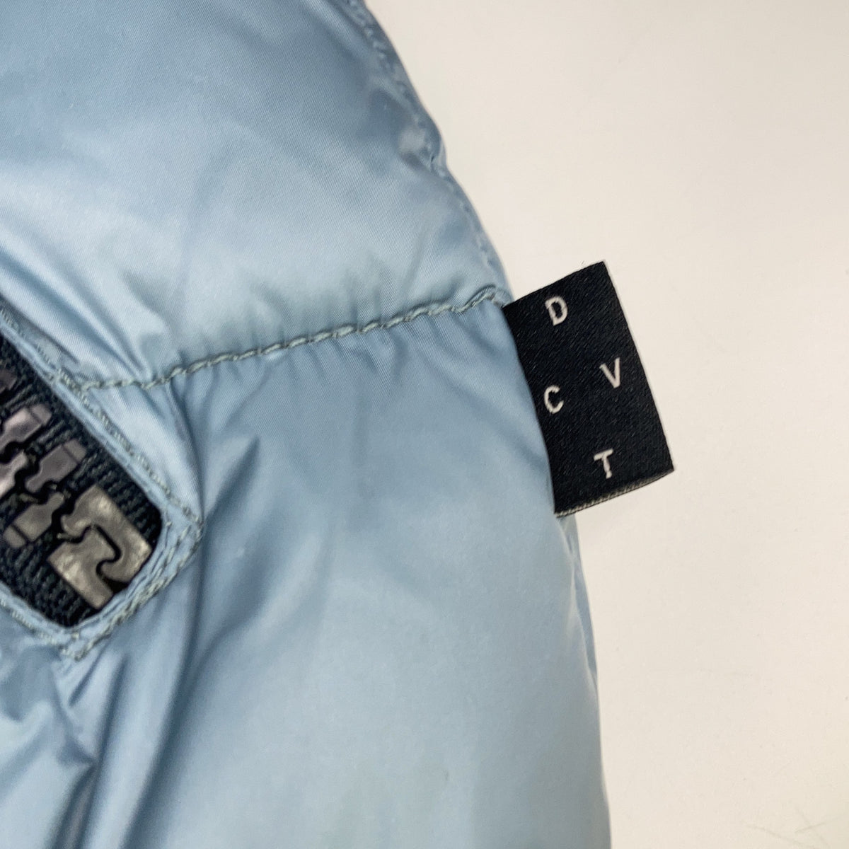 DUVETICA DYONS W-ZIP Hooded Down Jacket Light Blue Size 50