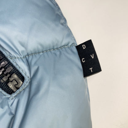 DUVETICA DYONS W-ZIP Hooded Down Jacket Light Blue Size 50
