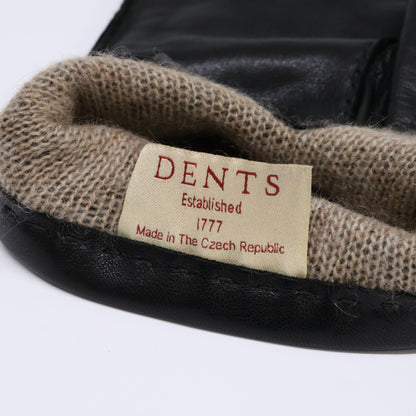 DENTS Black Lambskin Cashmere Lining Gloves Size ONE SIZE