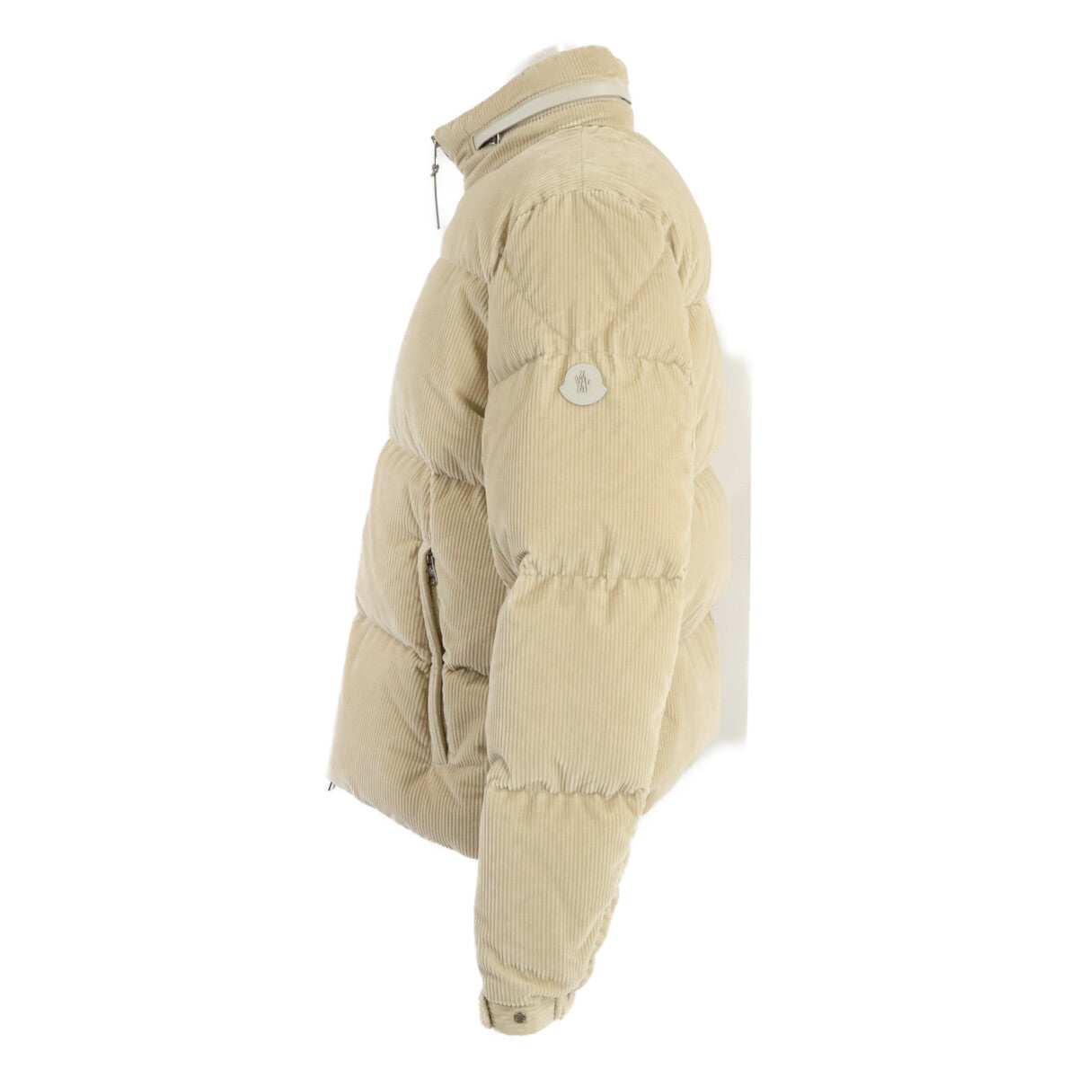 MONCLER 23SS BESBRE Corduroy Padded Down Jacket Beige Size 4