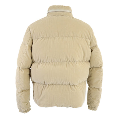 MONCLER 23SS BESBRE Corduroy Padded Down Jacket Beige Size 4