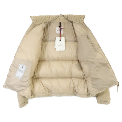 MONCLER 23SS BESBRE Corduroy Padded Down Jacket Beige Size 4
