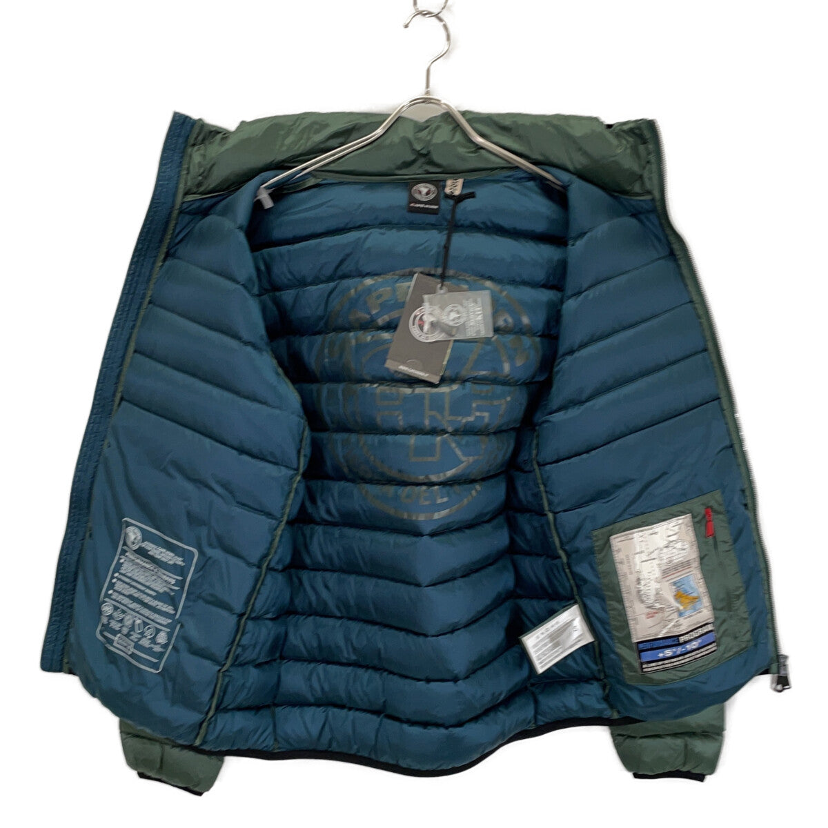 CAPE HORN SHINY CLIPPER Nylon Hooded Jacket Green Size 52