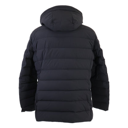 MOORER CRAIG-KN Hooded Down Jacket Navy Size 54