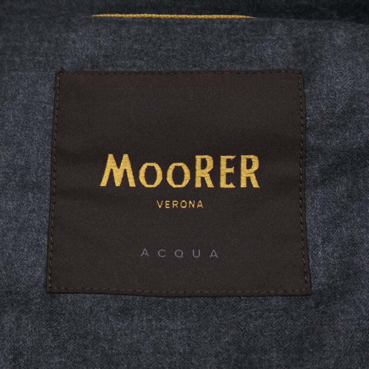 MOORER CRAIG-KN Hooded Down Jacket Navy Size 54