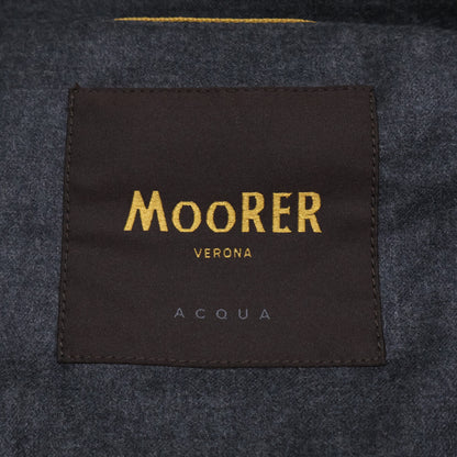 MOORER CRAIG-KN Hooded Down Jacket Navy Size 54