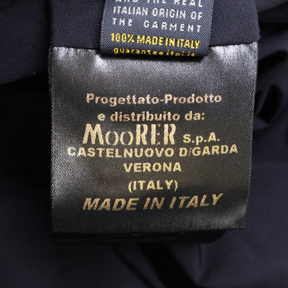 MOORER CRAIG-KN Hooded Down Jacket Navy Size 54