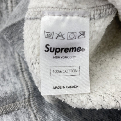 Supreme Arc Logo Crewneck Sweatshirt Gray Cotton Size M