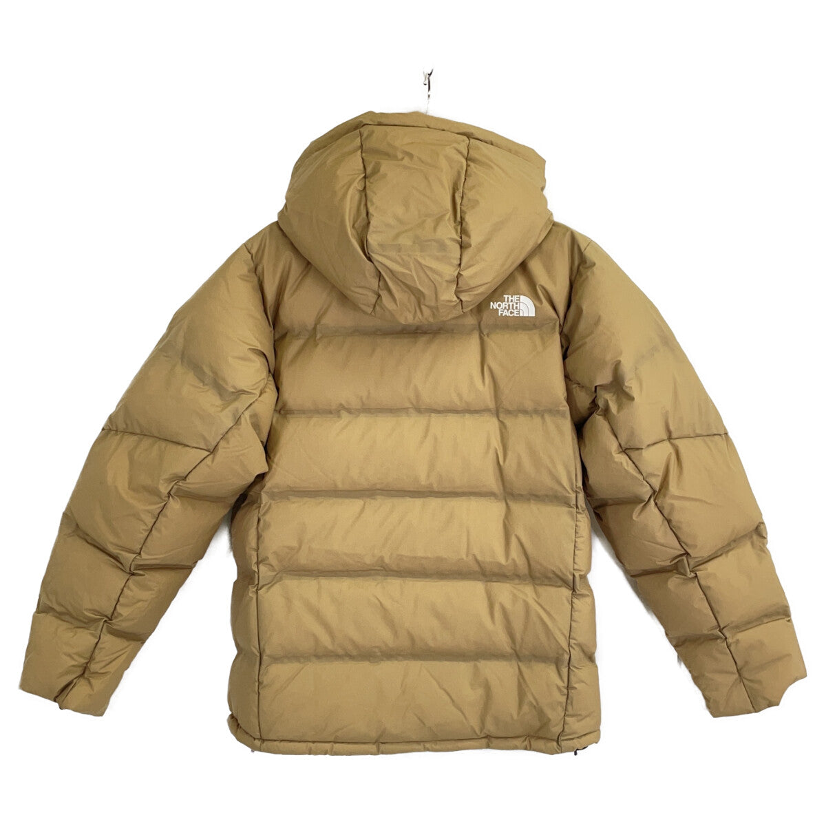 THE NORTH FACE Belayer Parka Down Jacket Tan Nylon Size S