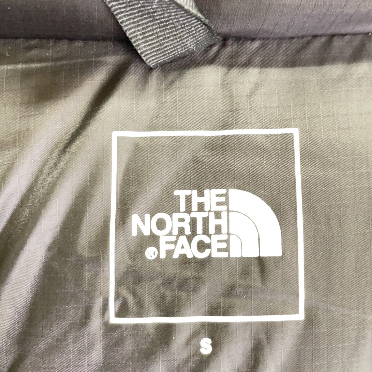 THE NORTH FACE Belayer Parka Down Jacket Tan Nylon Size S