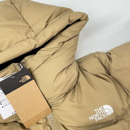 THE NORTH FACE Belayer Parka Down Jacket Tan Nylon Size S