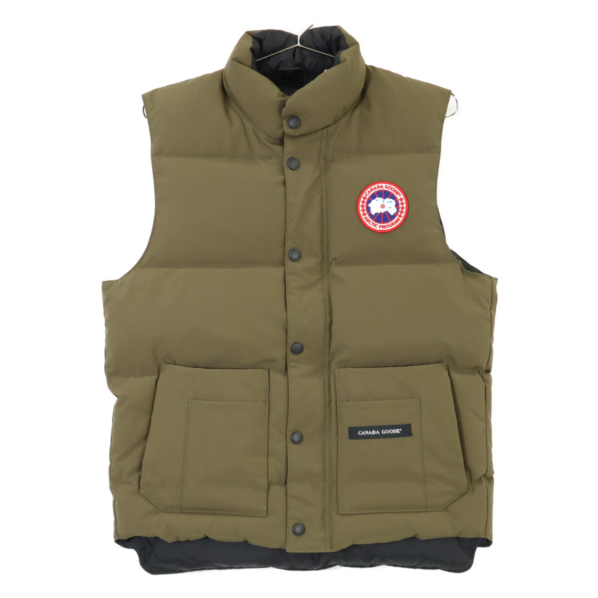 CANADA GOOSE GLADSTONE Down Vest Khaki Polyester Size XS