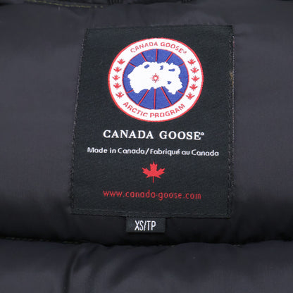 CANADA GOOSE GLADSTONE Down Vest Khaki Polyester Size XS