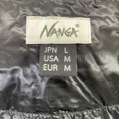 NANGA 2-Way Detachable Down Cardigan Black Nylon Jacket
