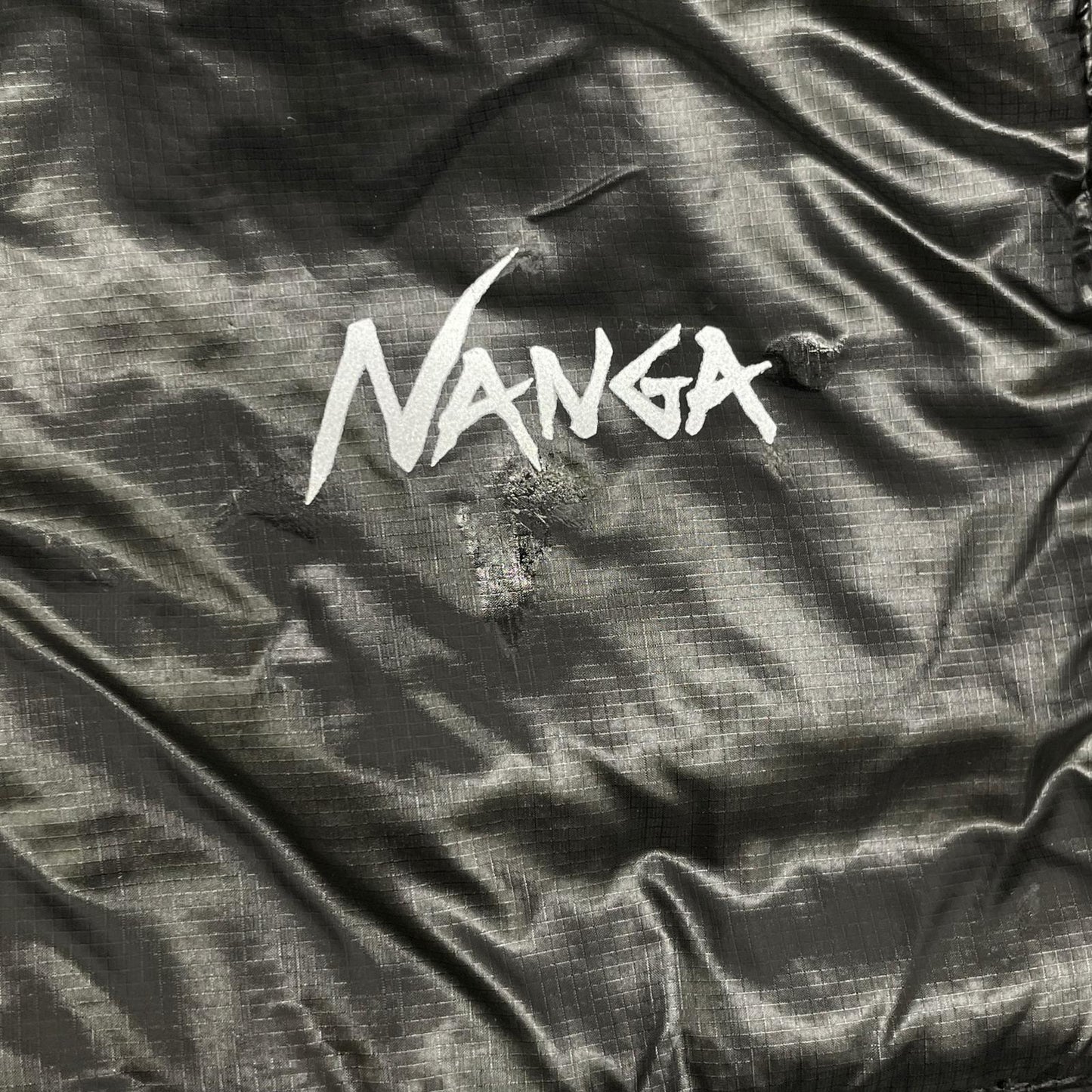 NANGA 2-Way Detachable Down Cardigan Black Nylon Jacket