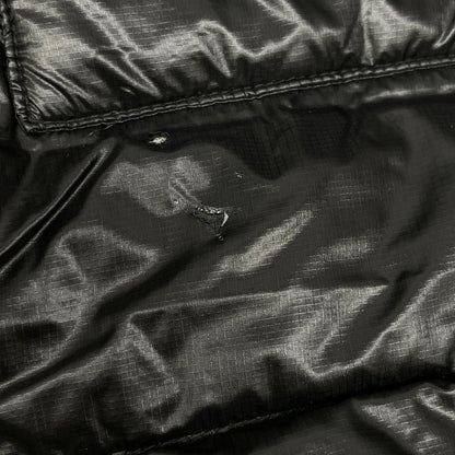 NANGA 2-Way Detachable Down Cardigan Black Nylon Jacket