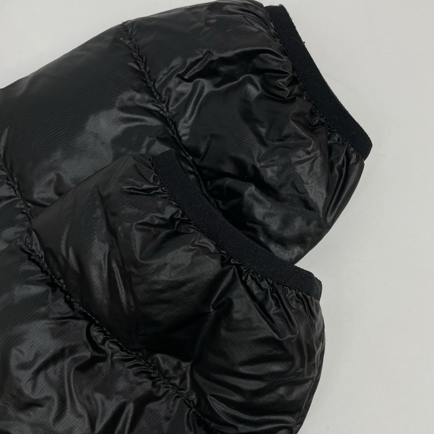 NANGA 2-Way Detachable Down Cardigan Black Nylon Jacket