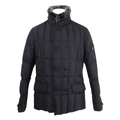 MOORER SIRO-KM Rabbit Fur Collar Down Jacket Size 48