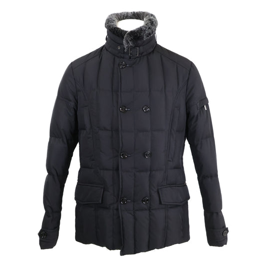 MOORER SIRO-KM Rabbit Fur Collar Down Jacket Size 48