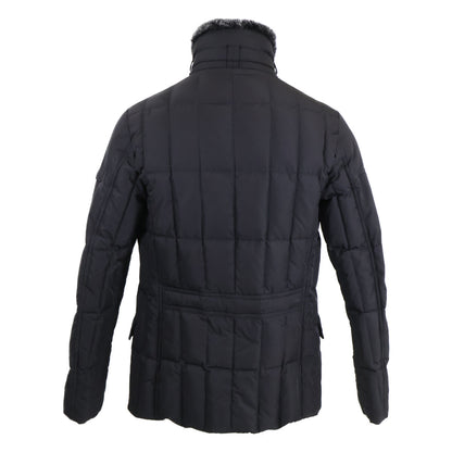 MOORER SIRO-KM Rabbit Fur Collar Down Jacket Size 48
