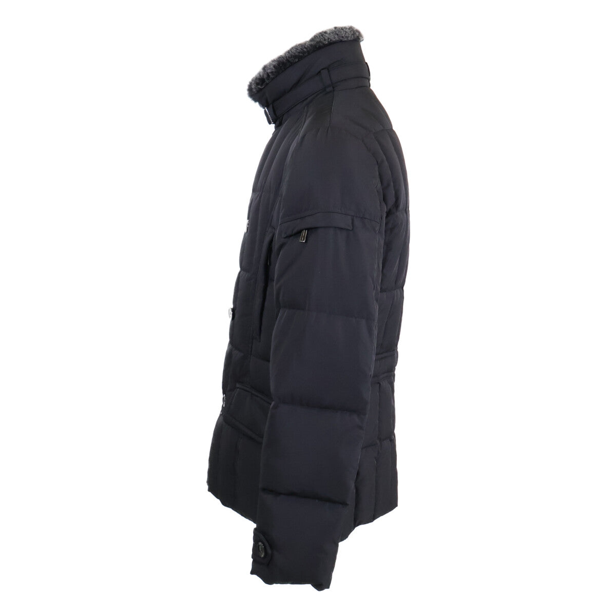 MOORER SIRO-KM Rabbit Fur Collar Down Jacket Size 48
