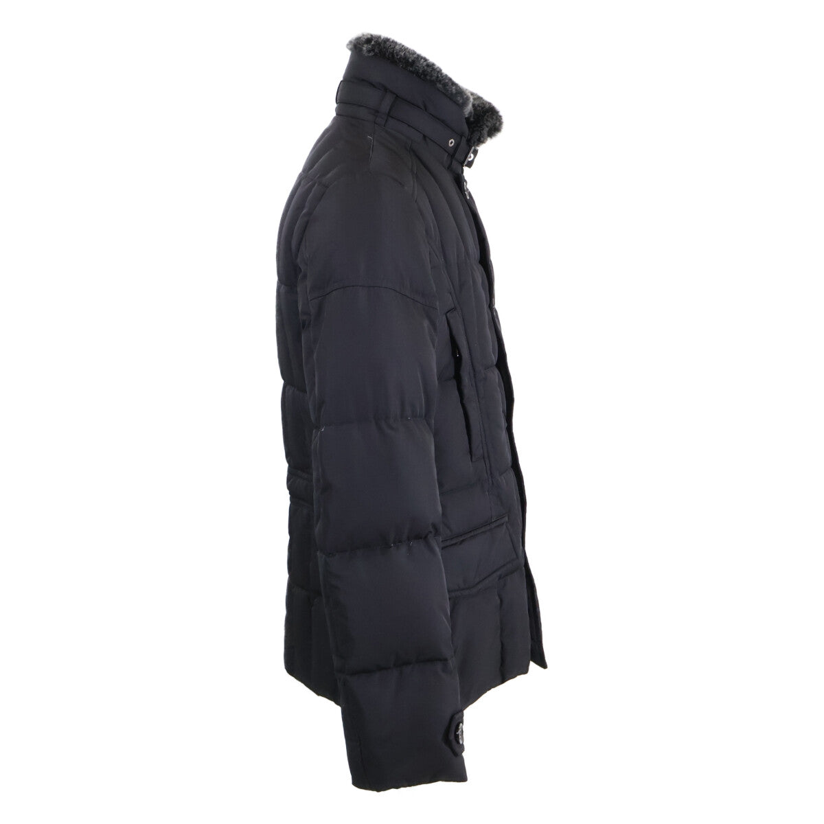 MOORER SIRO-KM Rabbit Fur Collar Down Jacket Size 48