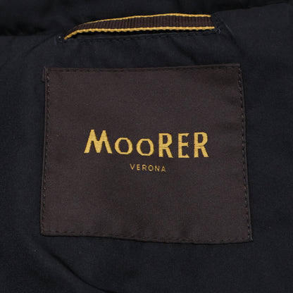 MOORER SIRO-KM Rabbit Fur Collar Down Jacket Size 48