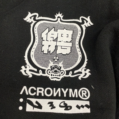 ACRONYM x NESM Back Print Crewneck Black Cotton Size M