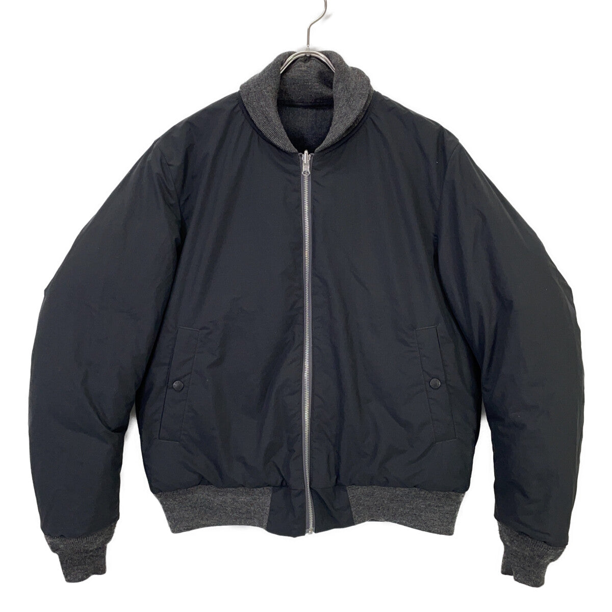 nanamica Reversible Down Blouson Black/Gray Wool Size S