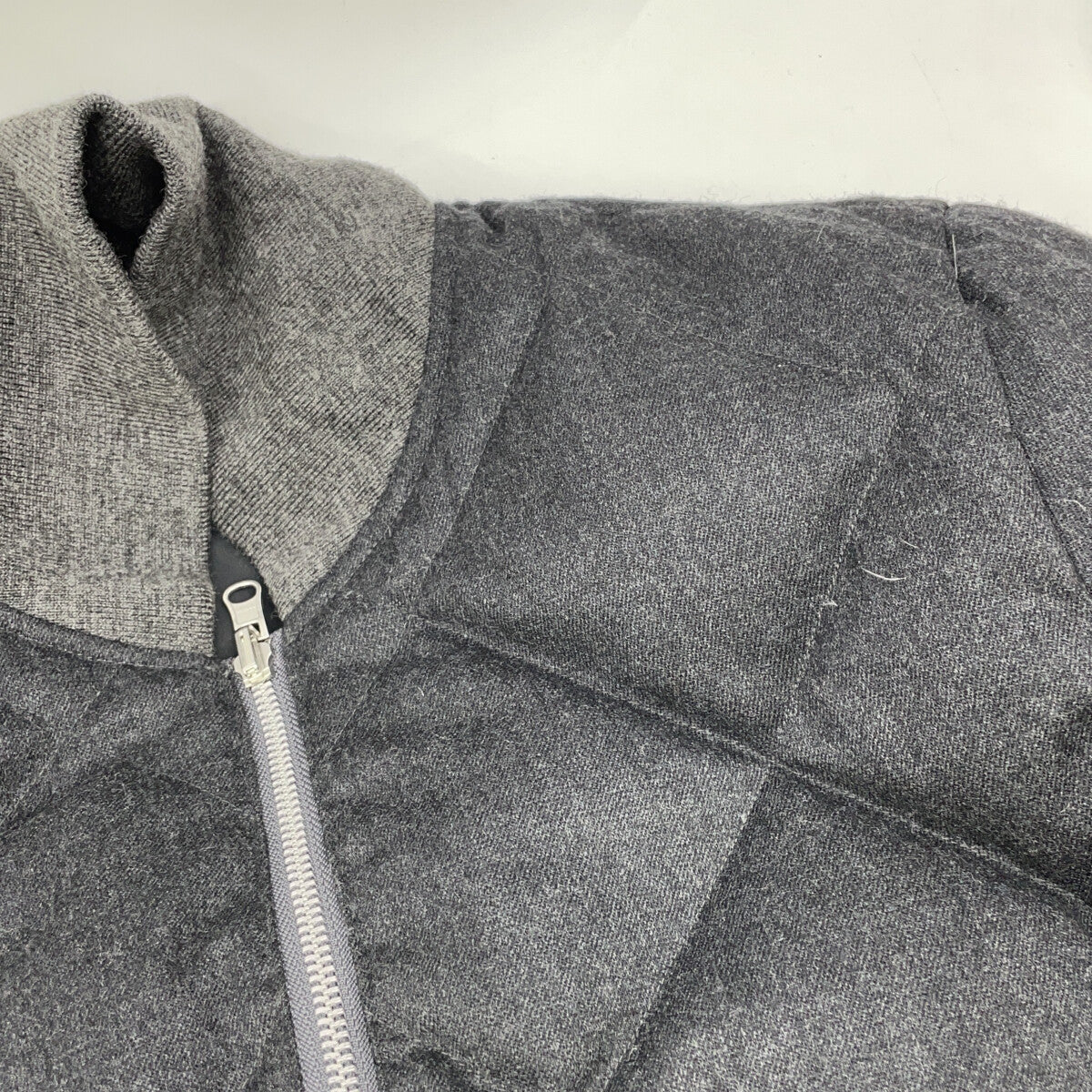 nanamica Reversible Down Blouson Black/Gray Wool Size S