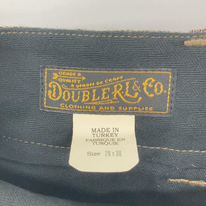 RRL Wool Glen Check Tapered Trousers Greige Size 28×30