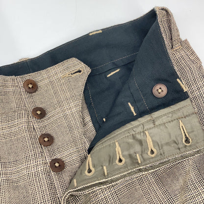 RRL Wool Glen Check Tapered Trousers Greige Size 28×30