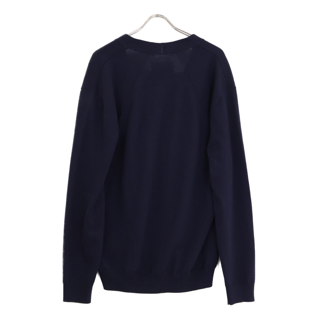 JIL SANDER 24AW Heavy Merino Wool Cardigan Navy Size 48