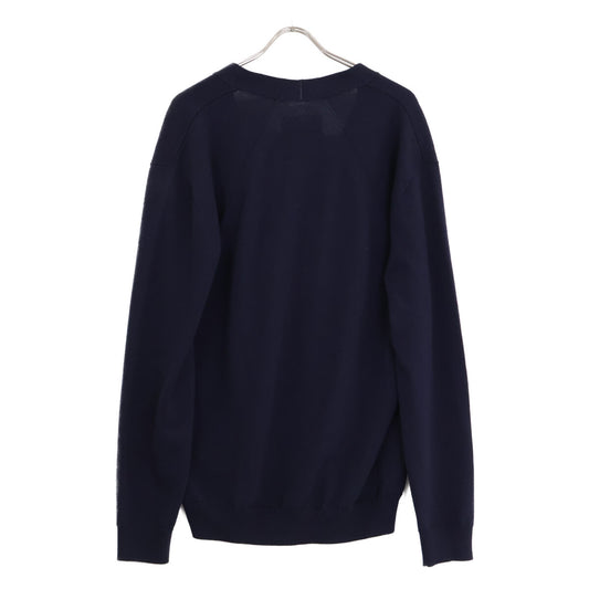 JIL SANDER 24AW Heavy Merino Wool Cardigan Navy Size 48