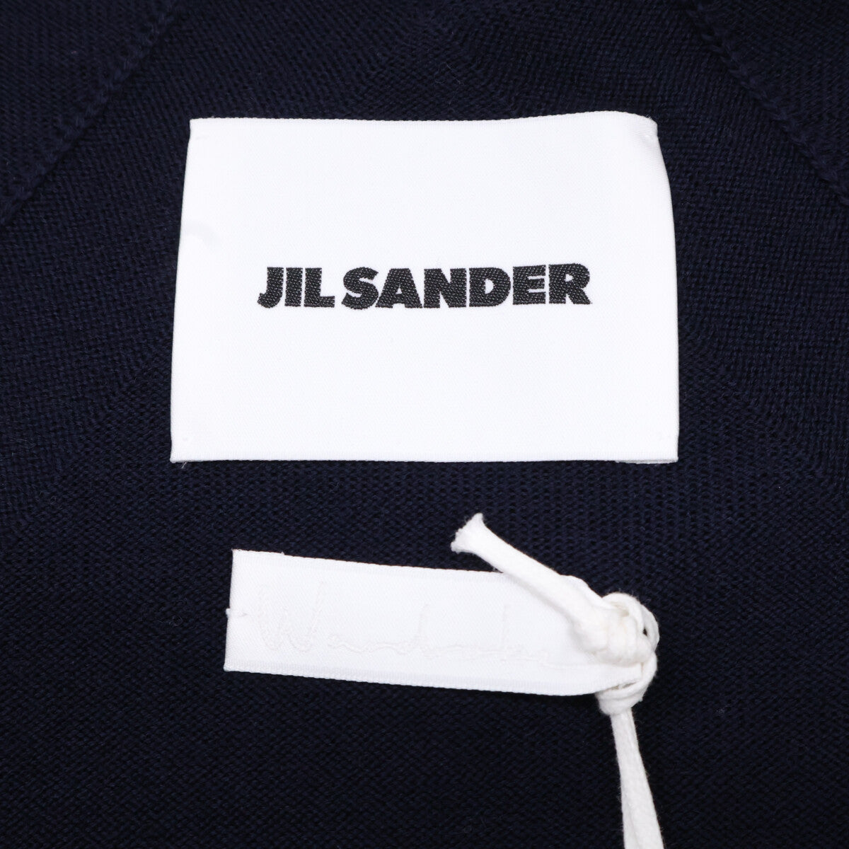 JIL SANDER 24AW Heavy Merino Wool Cardigan Navy Size 48