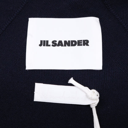 JIL SANDER 24AW Heavy Merino Wool Cardigan Navy Size 48