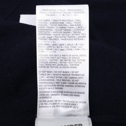 JIL SANDER 24AW Heavy Merino Wool Cardigan Navy Size 48