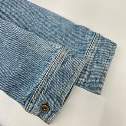 DIESEL Metal Logo Denim Jacket Indigo Size S