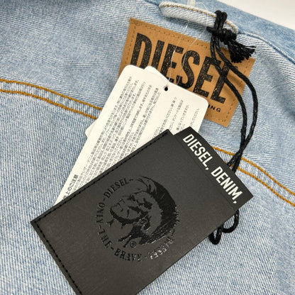 DIESEL Metal Logo Denim Jacket Indigo Size S