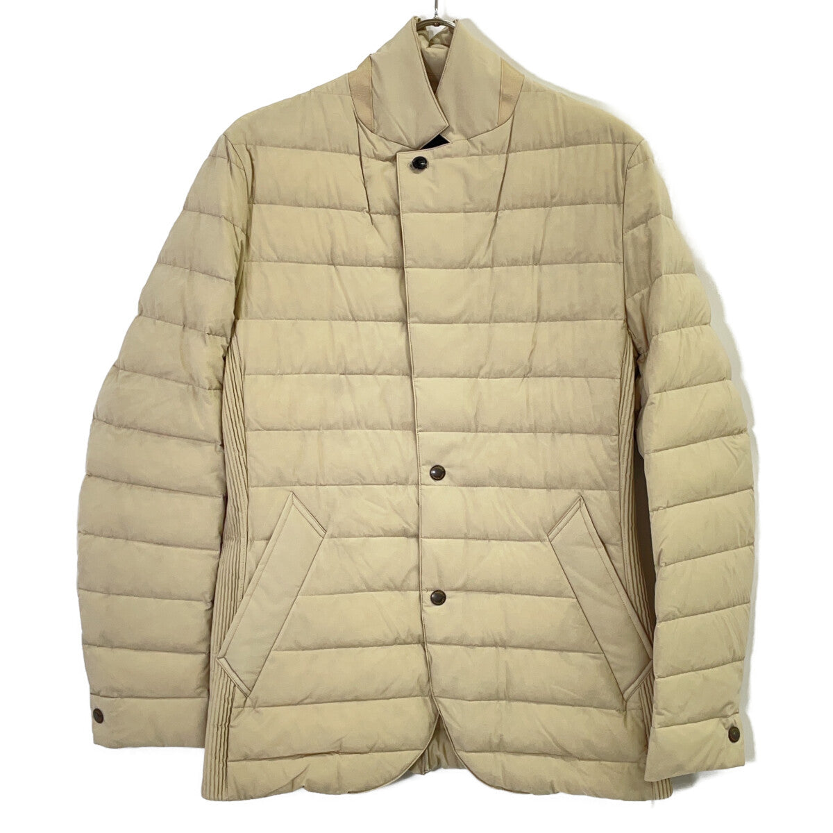 1piu1uguale3 4WAY Rib Zip Down Tailored Coat Beige Size 4
