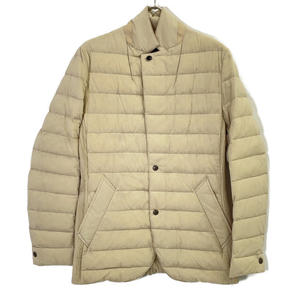 1piu1uguale3 4WAY Rib Zip Down Tailored Coat Beige Size 4