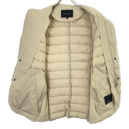 1piu1uguale3 4WAY Rib Zip Down Tailored Coat Beige Size 4